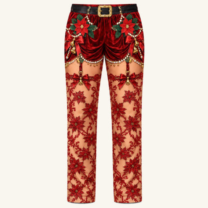 Funny Christmas Illusion Pants for Adults