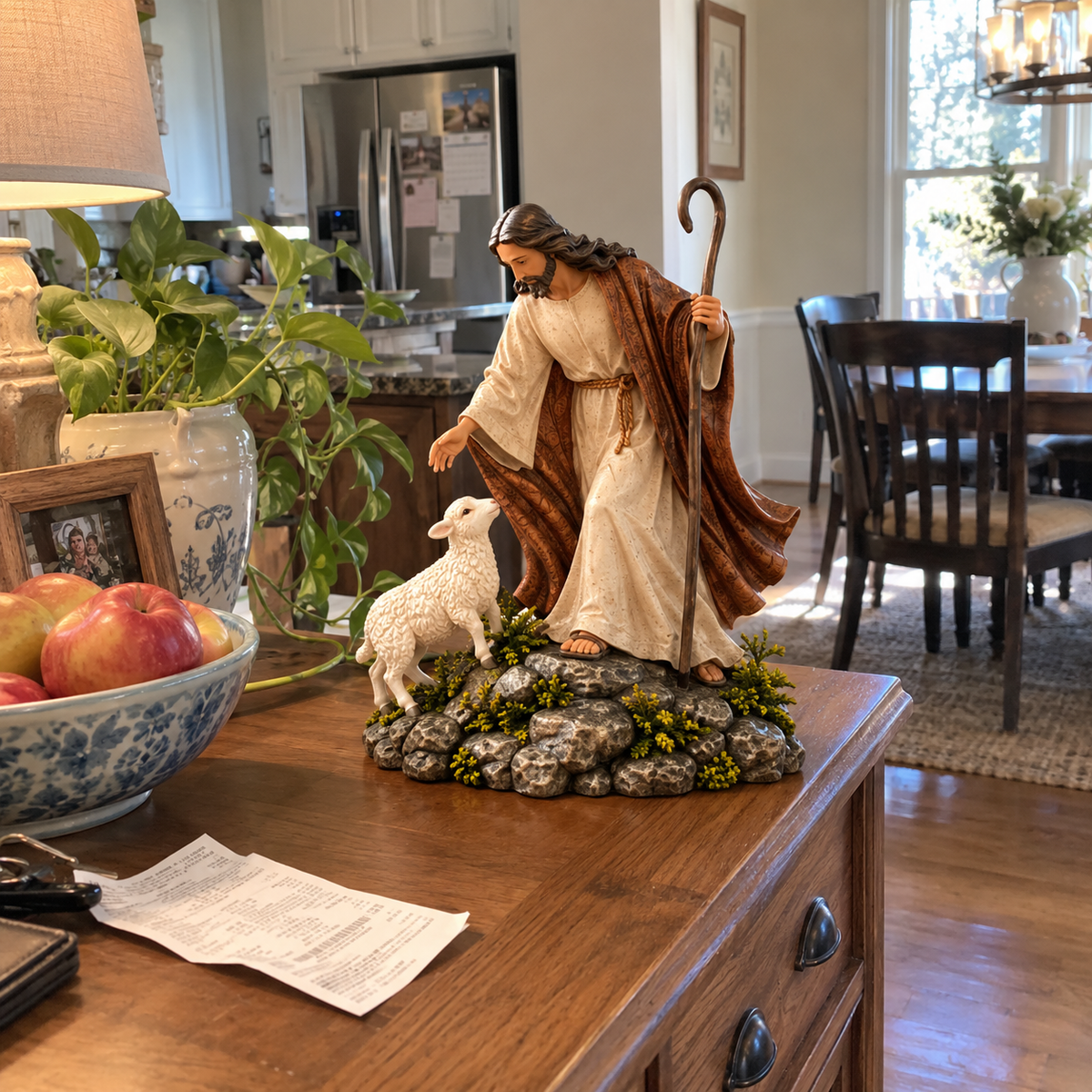 Through Every Storm, Never Alone – Jesus Story Sculpture Collection