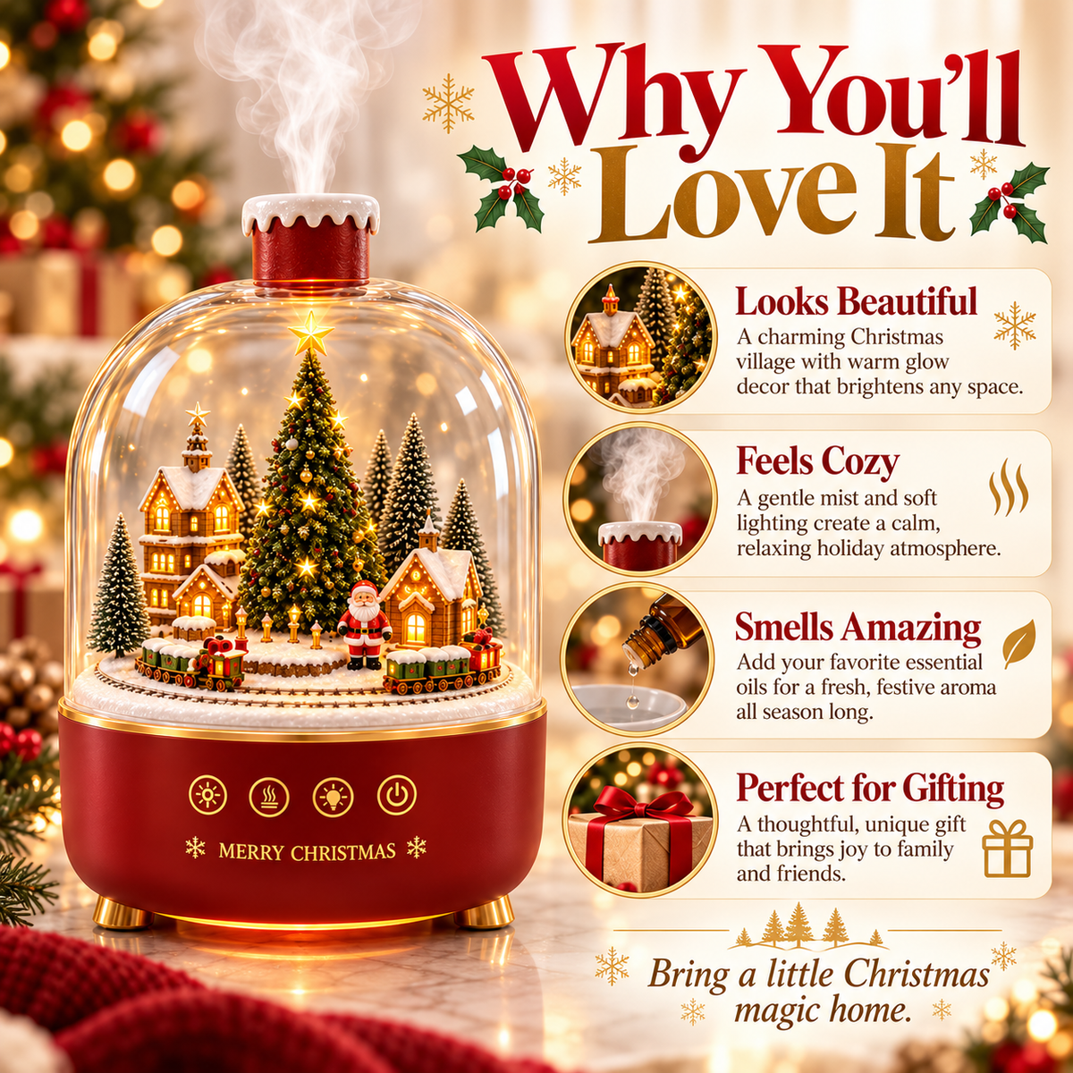 Christmas Village Aroma Diffuser