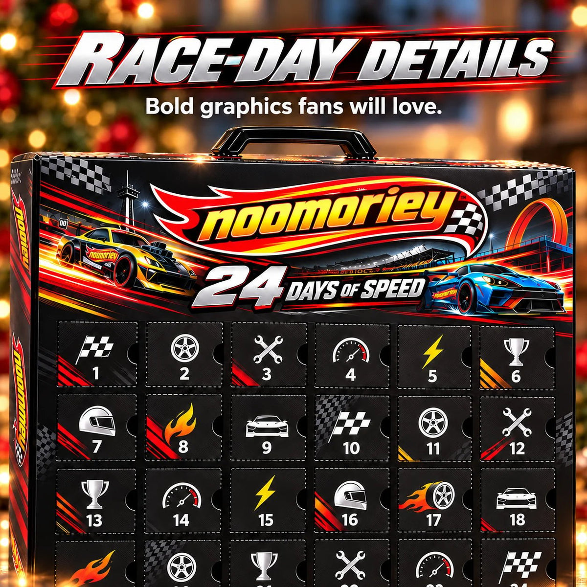 🏁 24 Days of Racing Magic – Christmas Mini Car Collector's Advent Calendar 🎄