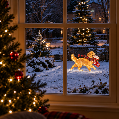 ✨🐕Christmas Glow Pup Collection – Lighted Holiday Dog Yard Decor