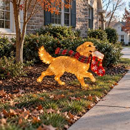 ✨🐕Christmas Glow Pup Collection – Lighted Holiday Dog Yard Decor