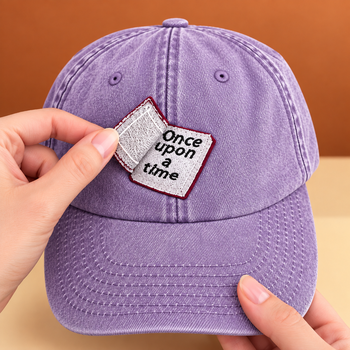 📕Interactive Storybook Cap – Vintage Washed Flip-Open Book Hat
