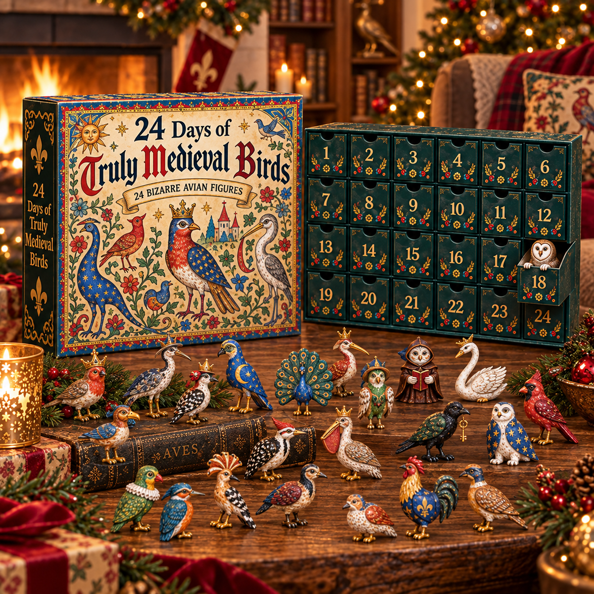 24 Days of Truly Medieval Birds Advent Calendar