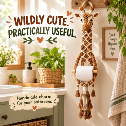 Boho Critter Charm™ – 9 Handmade Macramé Animal Toilet Paper Holders | Cute Bathroom Decor & Gifts