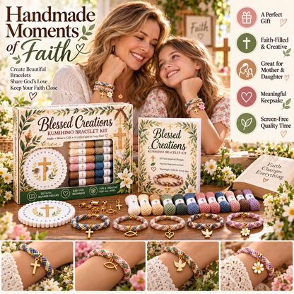 🙏✝️ Faith & Love DIY Christian Bracelet Making Kit