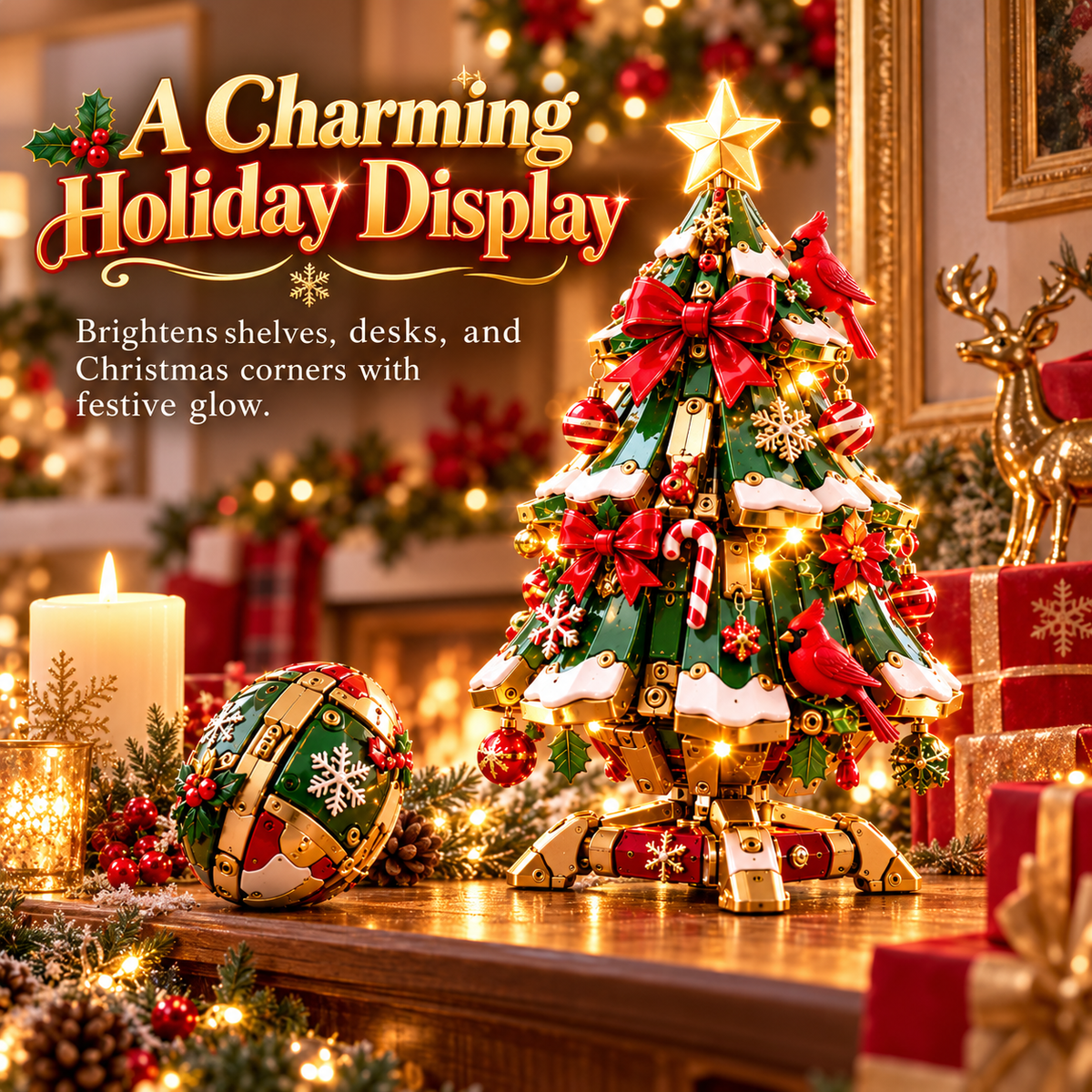 🎄 Magical Egg-to-Christmas Tree ✨ Light-Up Transforming Christmas Decoration & Gift