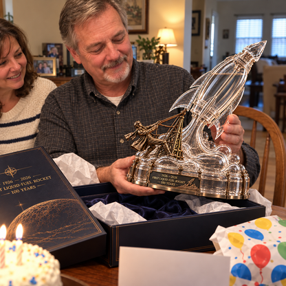 🚀 First Flame Legacy™ – 1926–2026 Rocket Centennial Whiskey Decanter with Collector’s Box 🥃