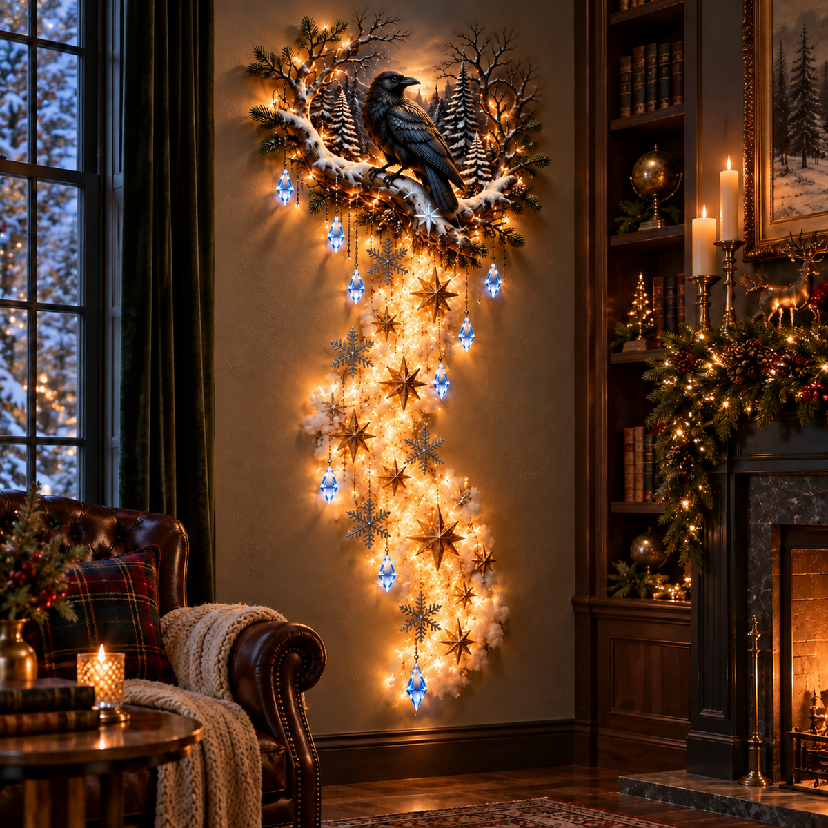 ✨ Enchanted Christmas Magic Trail Wall Light – A Touch of Winter Magic, Right on Your Wall ✨