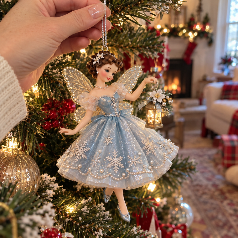 Vintage Fairy Christmas Ornaments