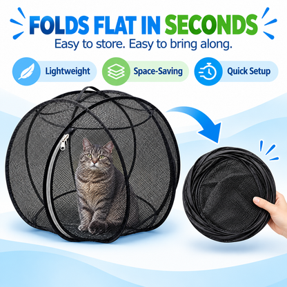 🔥🐱 Pop-Up Cat Playpen 🌿 Fresh Air, Safe Space, Happy Cat
