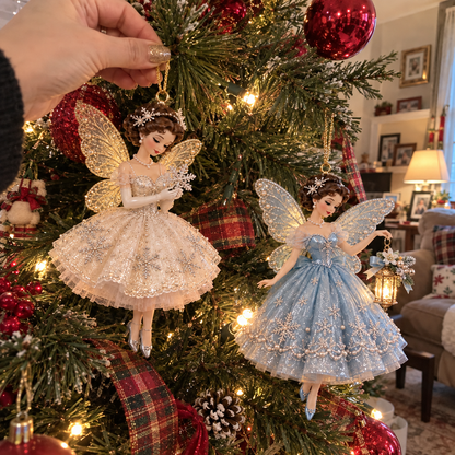 Vintage Fairy Christmas Ornaments