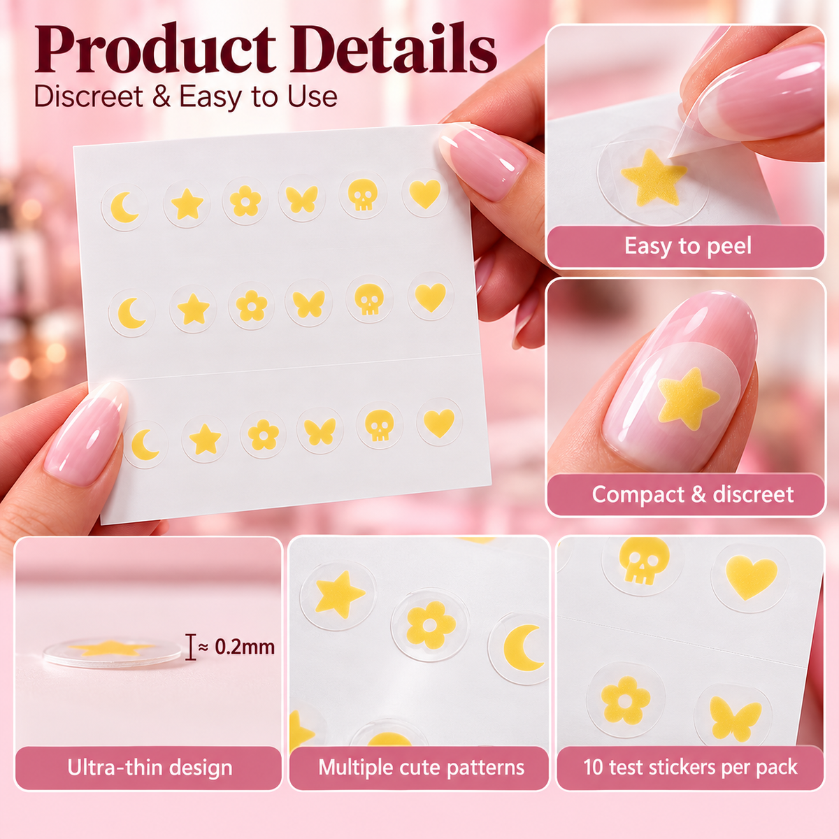 ❤️Drink Testing Stickers