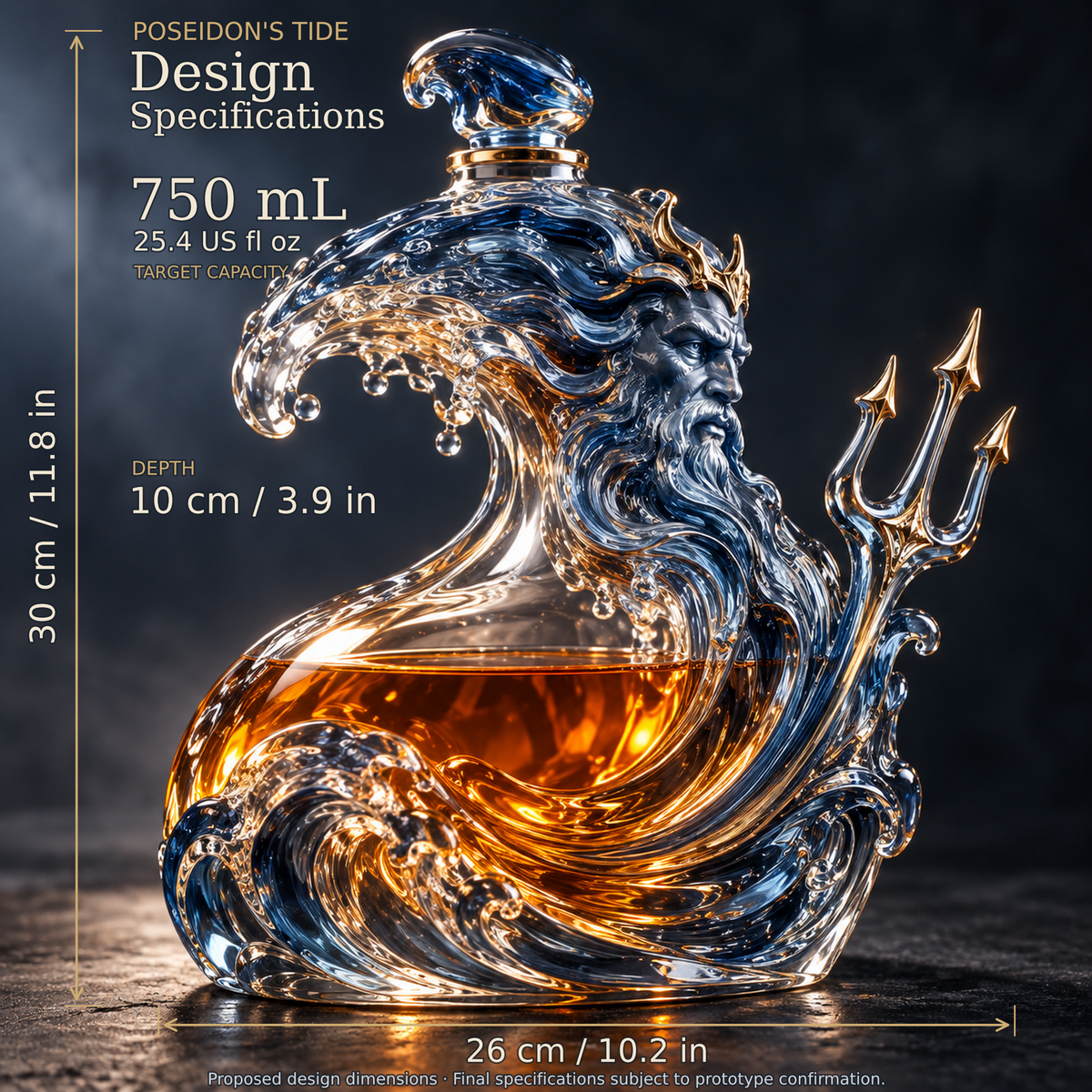 🔱 Poseidon’s Wrath — Limited Collector’s Edition Decanter