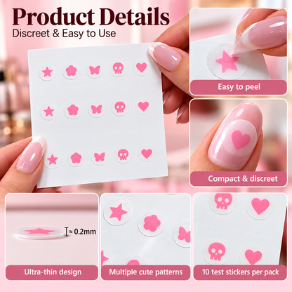 ❤️Drink Testing Stickers