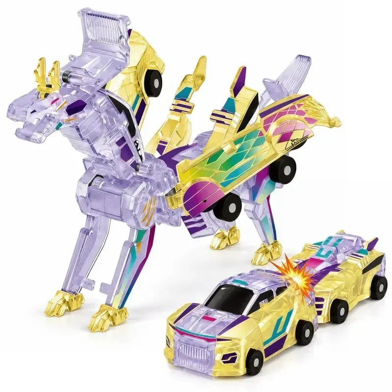 Magnetisches Dinosaurier-Transformationsauto
