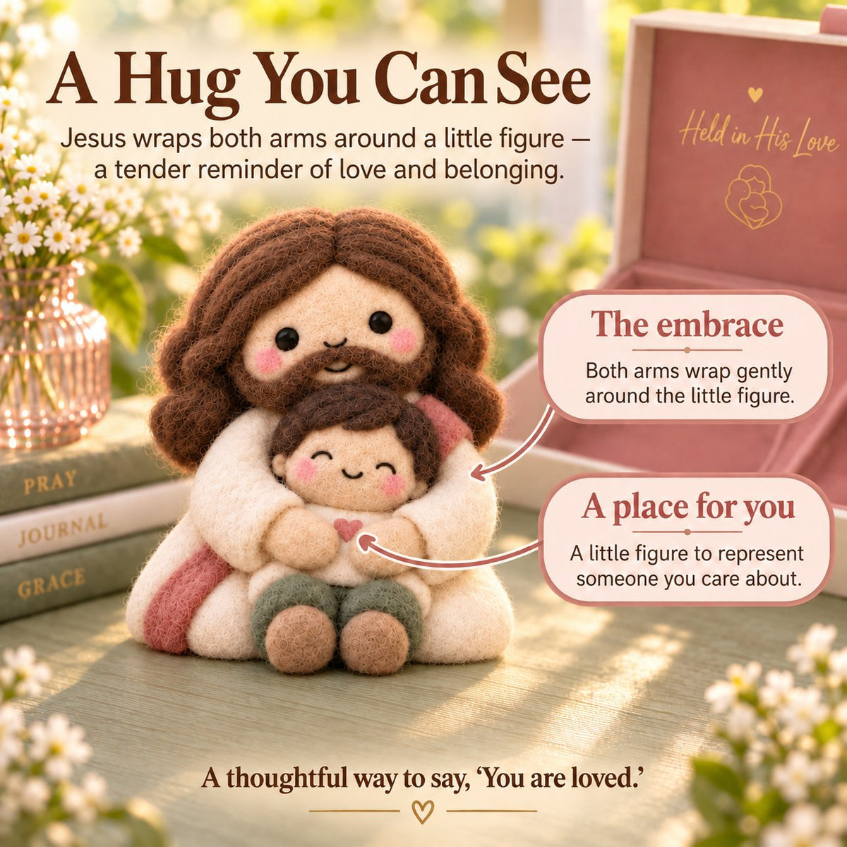 Faith-Inspired Felt Keepsake Gift Set | 6 Meaningful Designs with Matching Message Card & Gift Box 🎁