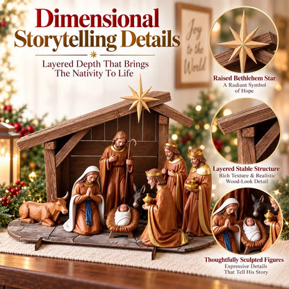 ✝️Christmas Nativity Scene Decor  | Bring The True Meaning Of Christmas Home