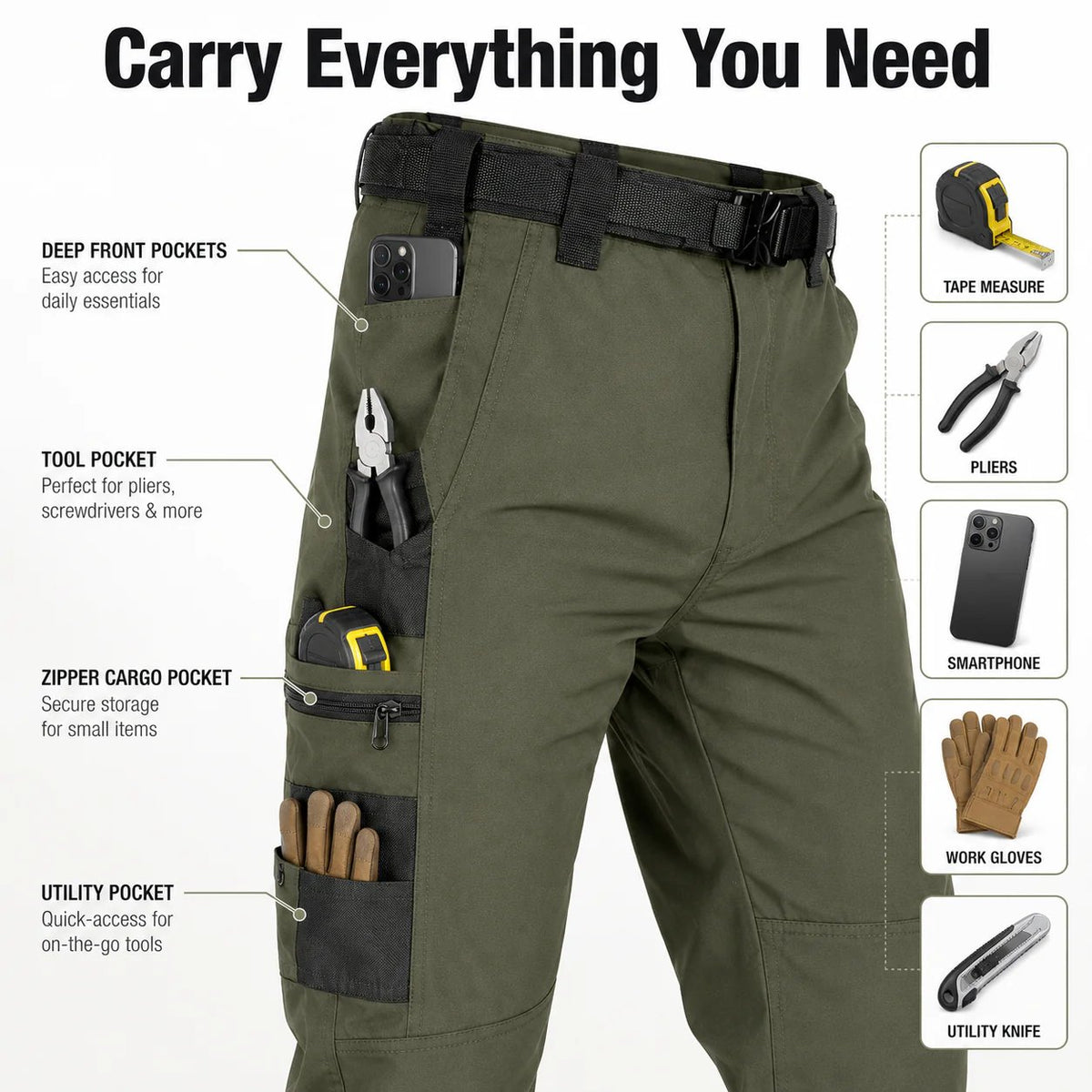 Men's Flame-Resistant (FR) Tactical Work Pants