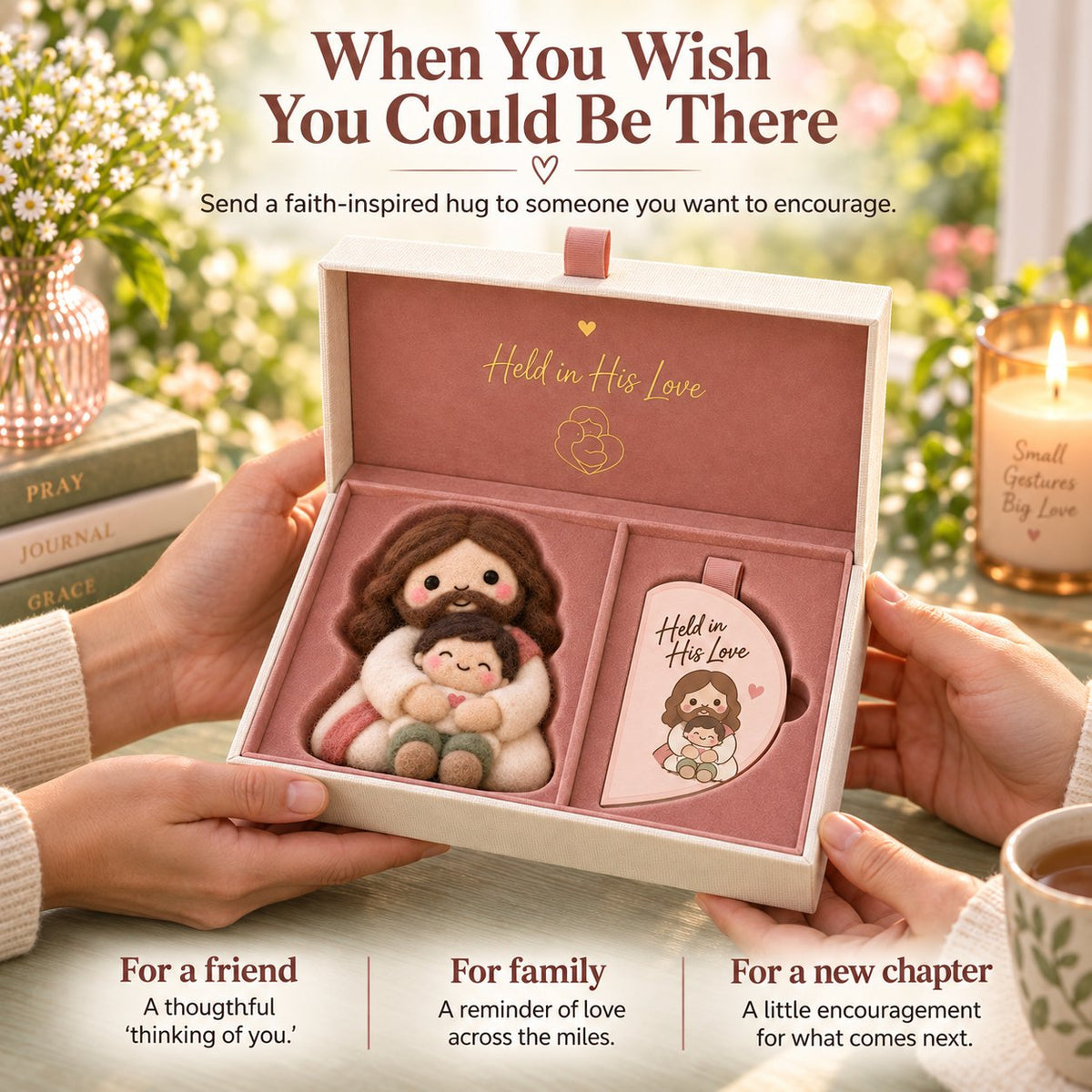 Faith-Inspired Felt Keepsake Gift Set | 6 Meaningful Designs with Matching Message Card & Gift Box 🎁