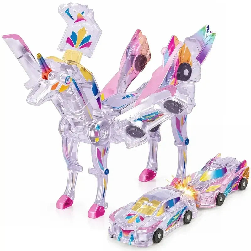 Magnetisches Dinosaurier-Transformationsauto