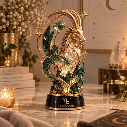 ⏳ Letzter Tag: 49 % Rabatt – 🌙 Himmlische Tierkreiszeichen-Skulptur | 12 juwelenartige Tierkreiszeichen-Designs mit goldenen Details ✨