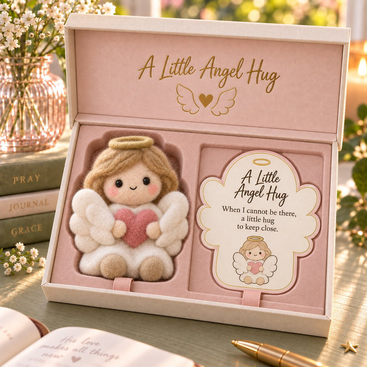 Faith-Inspired Felt Keepsake Gift Set | 6 Meaningful Designs with Matching Message Card & Gift Box 🎁