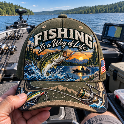 🇺🇸 Last Day Promo: 49% OFF🎣Fishing Is a Way of Life Baseball Cap
