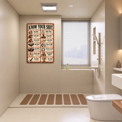 Funny Retro Metal Wall Art