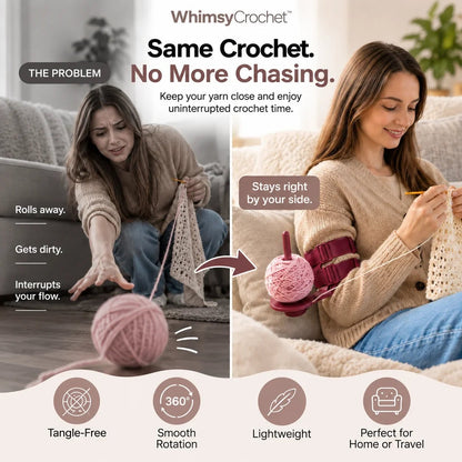 Yarn Tension Arm Holder for Crocheting
