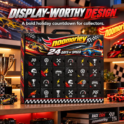 🏁 24 Days of Racing Magic – Christmas Mini Car Collector's Advent Calendar 🎄
