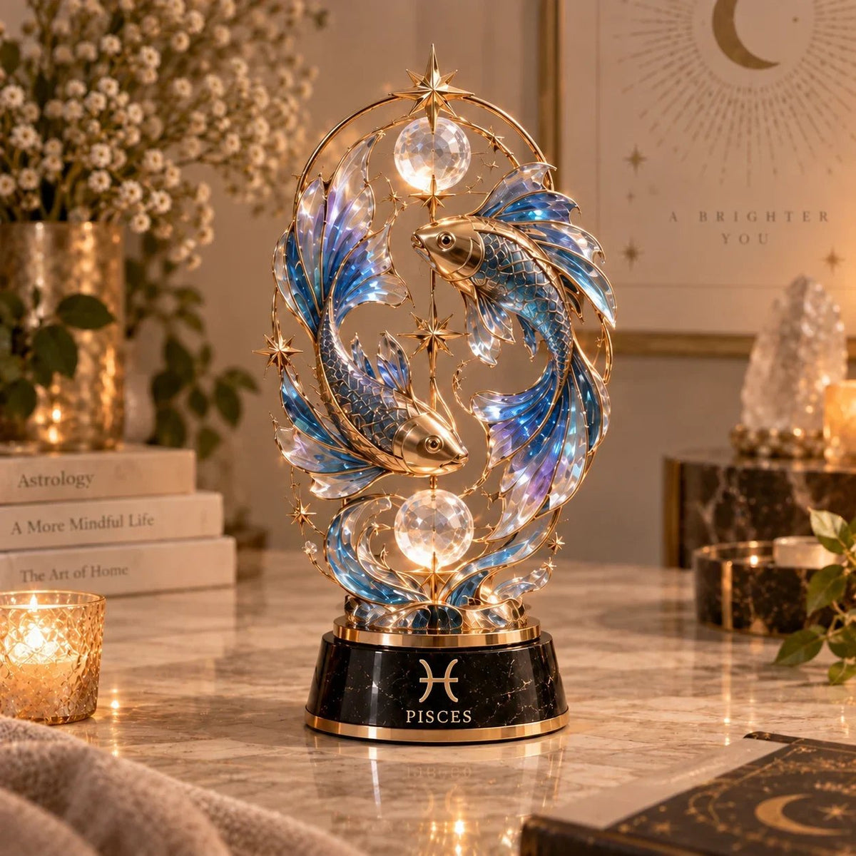 ⏳ Letzter Tag: 49 % Rabatt – 🌙 Himmlische Tierkreiszeichen-Skulptur | 12 juwelenartige Tierkreiszeichen-Designs mit goldenen Details ✨