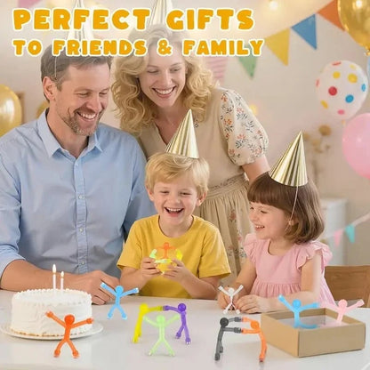 🔥LAST DAY 50% OFF - 🧲🌈 Magic Magnetic Little Friends – 10-Piece Bendable Silicone Figure Toy Set