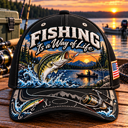 🇺🇸 Last Day Promo: 49% OFF🎣Fishing Is a Way of Life Baseball Cap