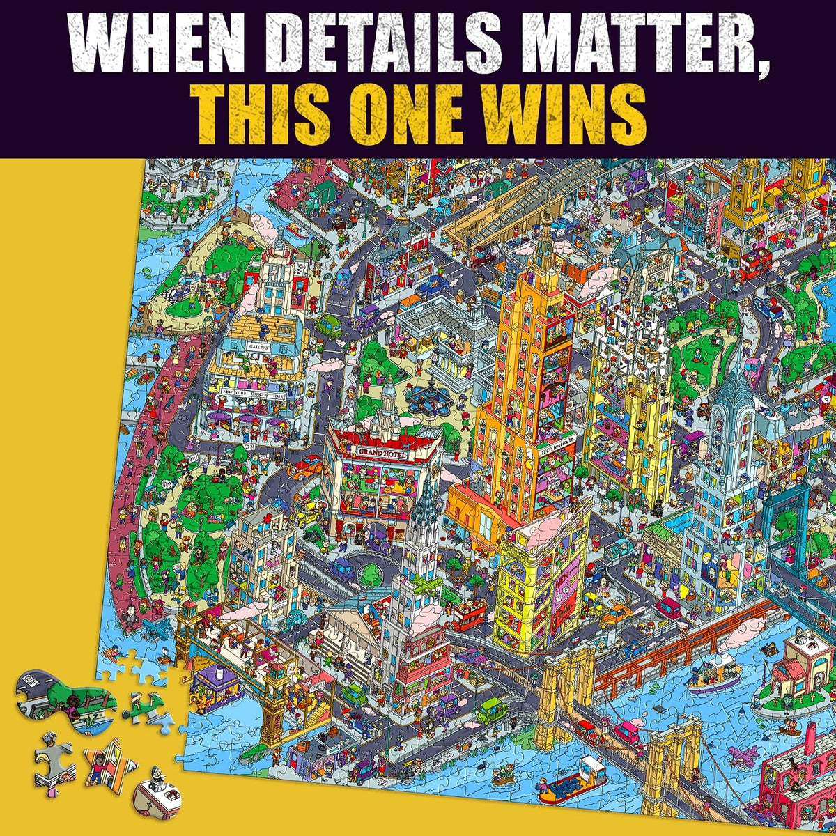 🧩🔎1000-Piece Roaring Twenties New York Detective Jigsaw Puzzle for Adults(📦Buy 2 Free Shipping)