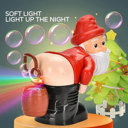Lustiger Weihnachtsmann Seifenblasenmaschine – mit Musik, Lichtern und weihnachtlichem Seifenblasenspaß
