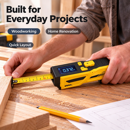 📏 SmartMeasure Pro – Digital & Laser Tape Measure for Home & DIY 🔧