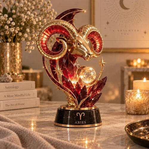 ⏳ Letzter Tag: 49 % Rabatt – 🌙 Himmlische Tierkreiszeichen-Skulptur | 12 juwelenartige Tierkreiszeichen-Designs mit goldenen Details ✨