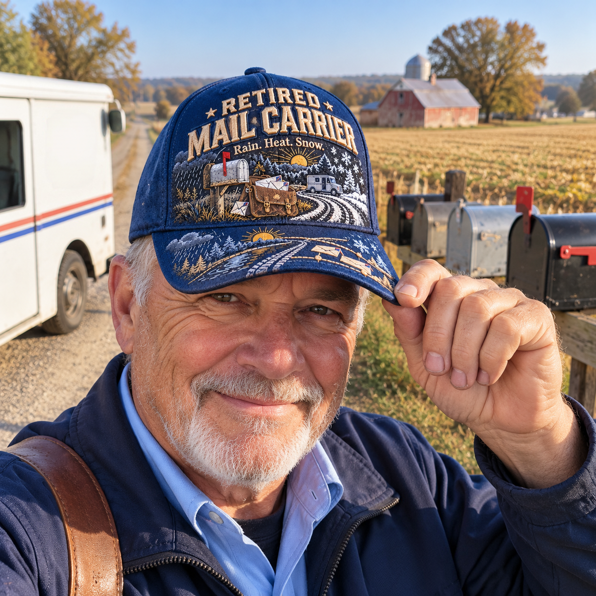 🇺🇸 Last Day Promo: 49% OFF📬Retired Mail Carrier Baseball Cap