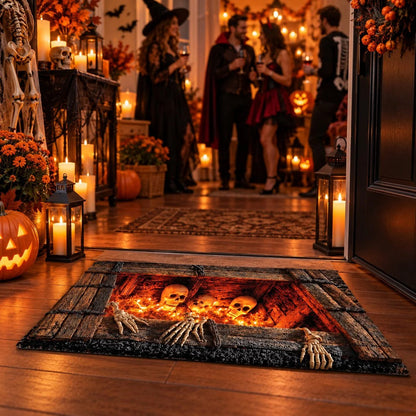 🚪 Step Into the Void: Halloween 3D Illusion Mat