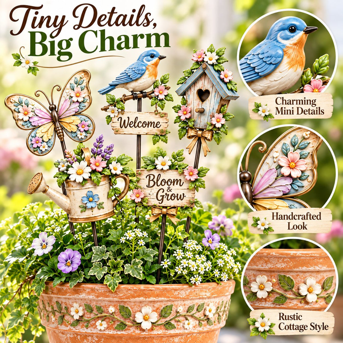 My Little Cottage Garden™ DIY Pot Stake Kit