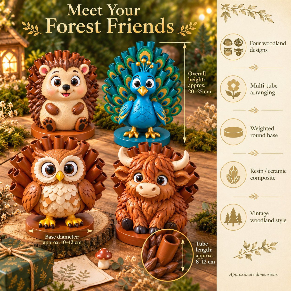 Healing Forest Fairy Tale Statue | Build A Cozy Woodland Nook At Home