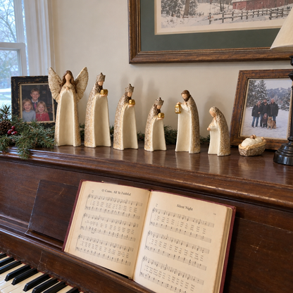 7-Piece Holy Family Christmas Nativity Figurine Set
