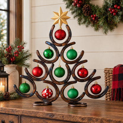 Horseshoe Lucky Christmas Tree