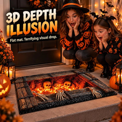 🚪 Step Into the Void: Halloween 3D Illusion Mat