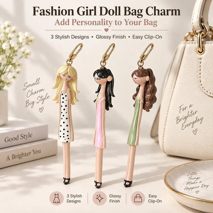 👜✨ Fashion Doll Bag Charms — 3 Stylish Designs to Add Personality to Your Favorite Bag!