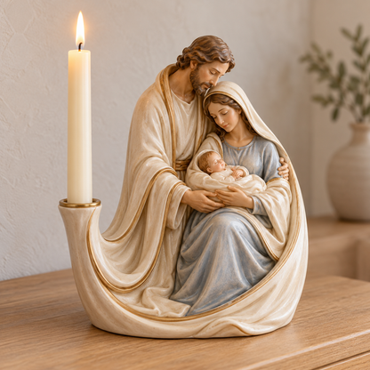 ✨Christmas Moments Figurine Candle Holder