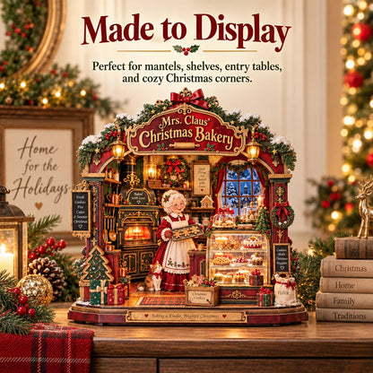 🎄 Mrs. Claus Christmas Bakery DIY Shadow Box Kit🎄
