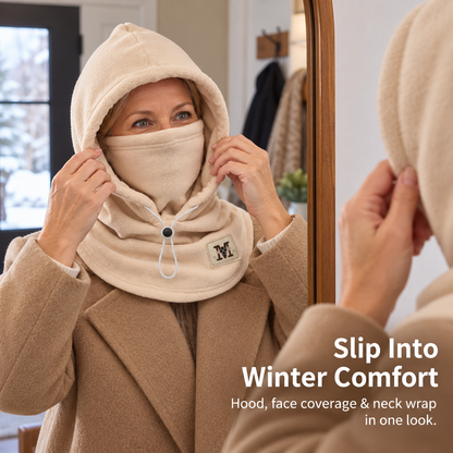 🥶 2-in-1 Winter Face Mask & Warm Hat, Windproof Cold-Weather Protection🎁