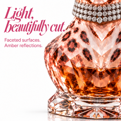 🐆 Wildly Elegant Pink Leopard — Limited Collector’s Edition | Vase, Diffuser & Decanter ✨